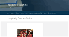Desktop Screenshot of hospitality-courses-online.com
